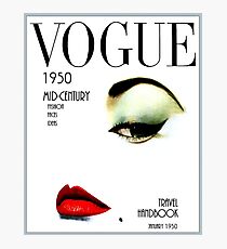 VOGUE: Vintage 1950 Beauty und Makeup Advertising Print Fotodruck