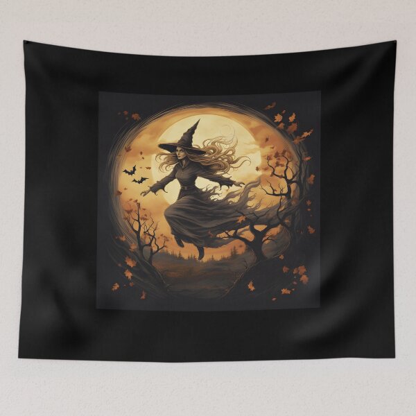 Item preview, Creepy Witch Halloween Retro Graphic Costume designed and sold by elvisg03.