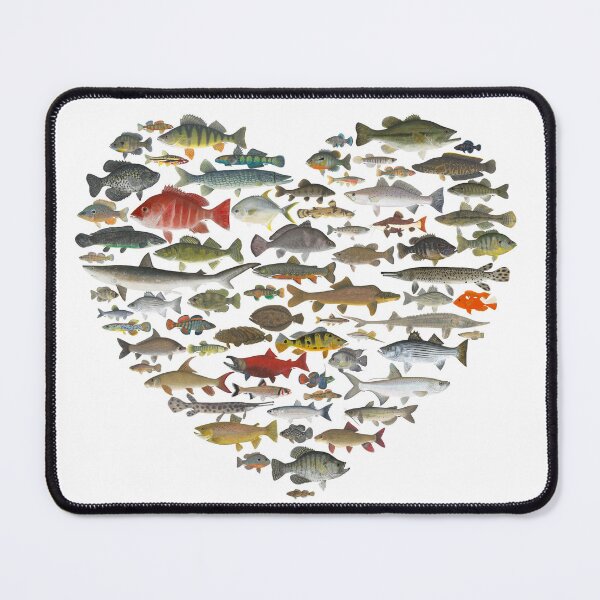 Item preview, Fish Love designed and sold by LeakyCanoeArt.