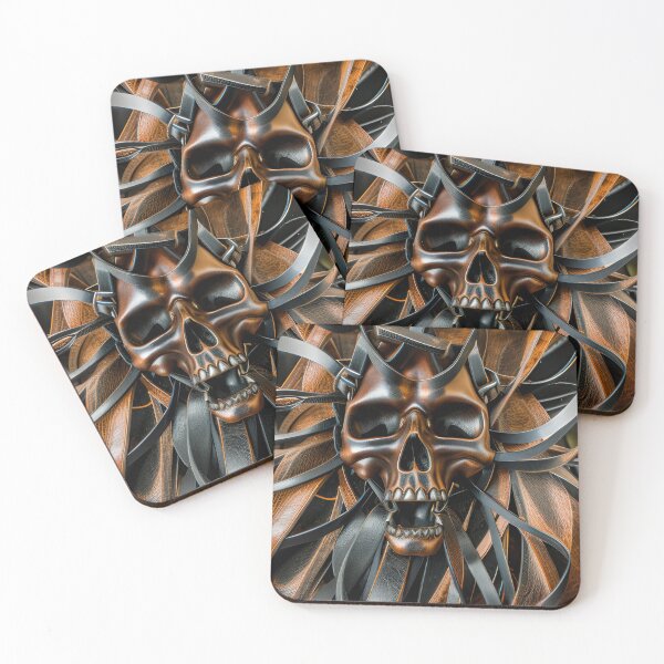 Item preview, Leather skull designed and sold by Glenbobagins.