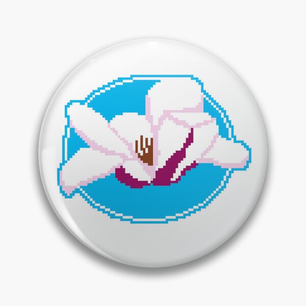 Item preview, Pixelated Magnolia designed and sold by deesmenagerie.