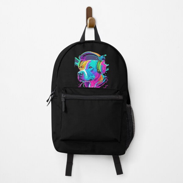 Item preview, Vibrant, hip cool pitbull , designed and sold by Gigglyvibes.