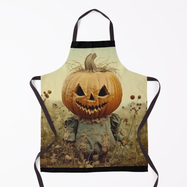 Item preview, Spooky Pumpkin Child, Creepy Vintage Pompkin Scarecrow, Jack, Nightmare designed and sold by Sunmoonlove.