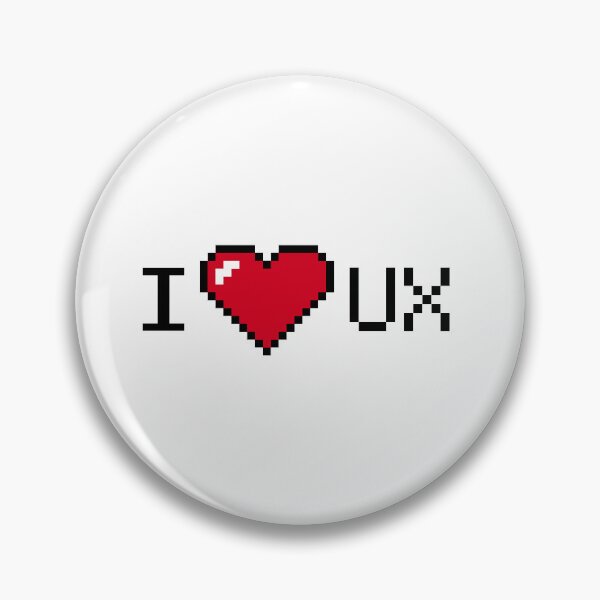Item preview, I love UX Sticker designed and sold by Kanha Design | ⭐⭐⭐⭐⭐.