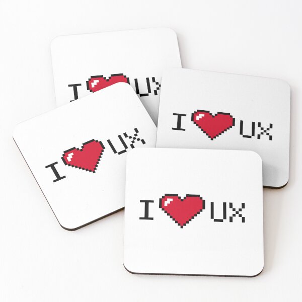 Item preview, I love UX Sticker designed and sold by Kanha Design | ⭐⭐⭐⭐⭐.