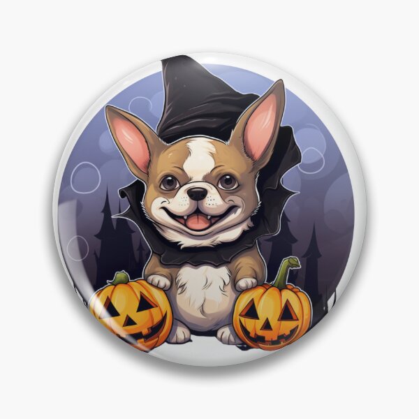 Item preview, Bulldog Halloween Pumpkin  designed and sold by ArtFromBeyond.