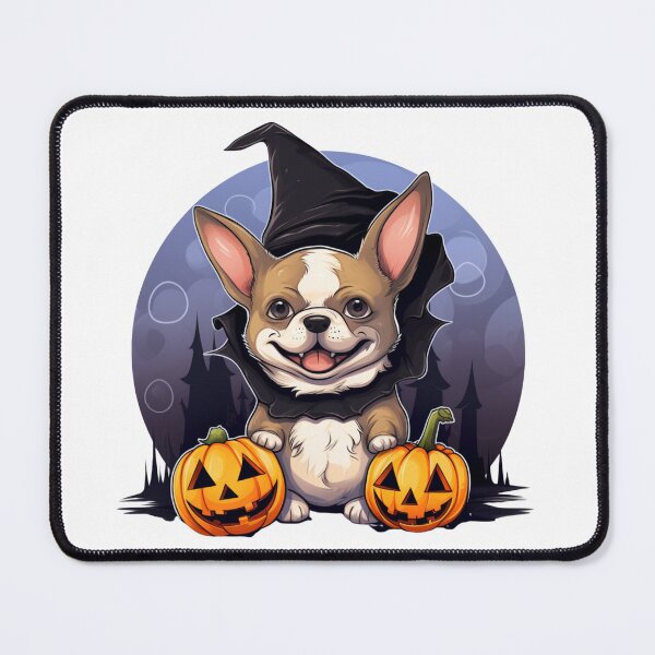 Item preview, Bulldog Halloween Pumpkin  designed and sold by ArtFromBeyond.