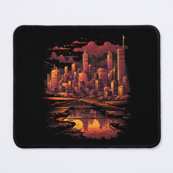 Item preview, Cityscape with bright lights. designed and sold by DhurgHrem.