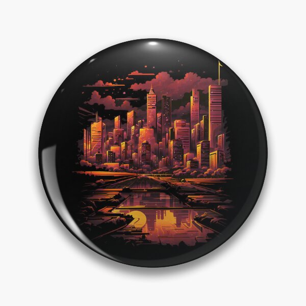 Item preview, Cityscape with bright lights. 	 designed and sold by DhurgHrem.