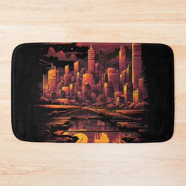 Item preview, Cityscape with bright lights. 	 designed and sold by DhurgHrem.