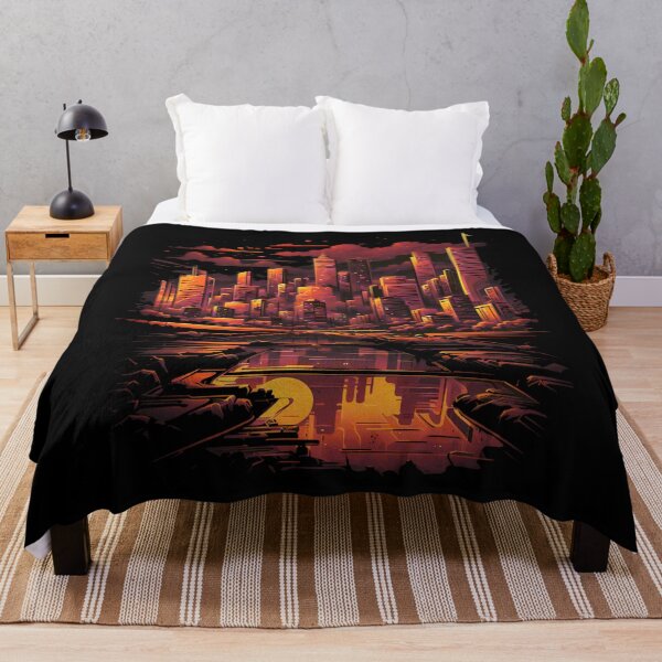 Item preview, Cityscape with bright lights. 	 designed and sold by DhurgHrem.