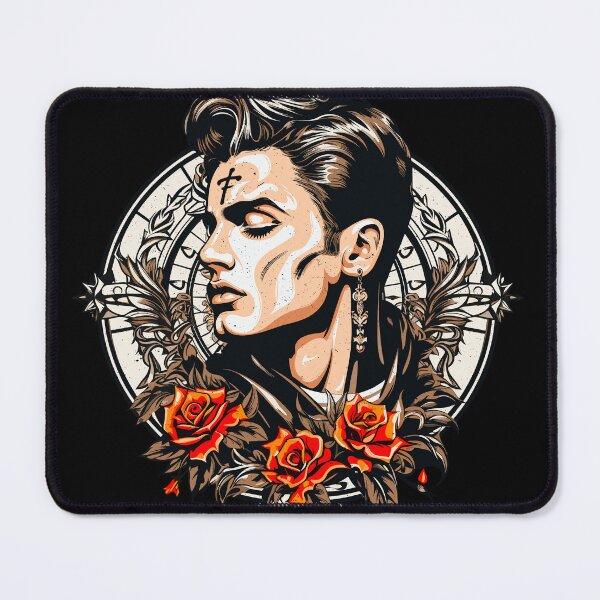 Item preview, Jesus Presley Tattoo 002 designed and sold by SteadyRolling.