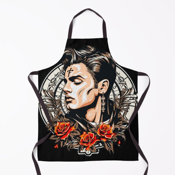 Item preview, Jesus Presley Tattoo 002 designed and sold by SteadyRolling.