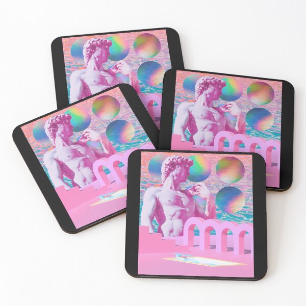 Item preview, Vaporwave Synthwave David of Michelangelo 	 designed and sold by TunesSairna.