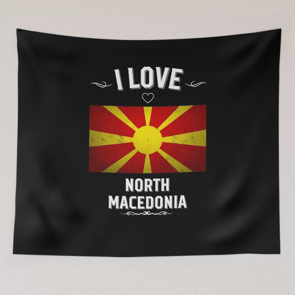 Item preview, I Love North Macedonia designed and sold by LoveMyRoots.