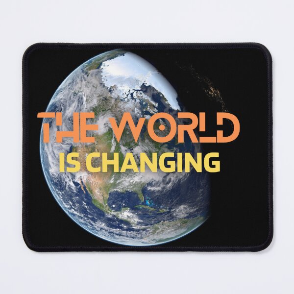 Item preview, World is changing-World-maps-planet designed and sold by amifana.
