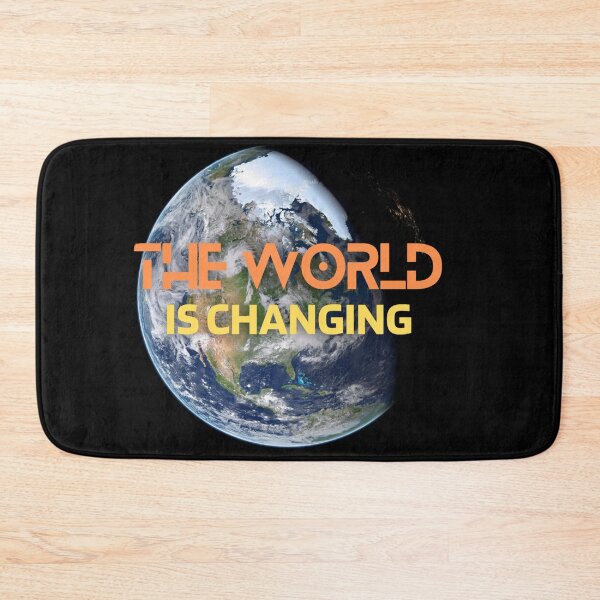 Item preview, World is changing-World-maps-planet designed and sold by amifana.