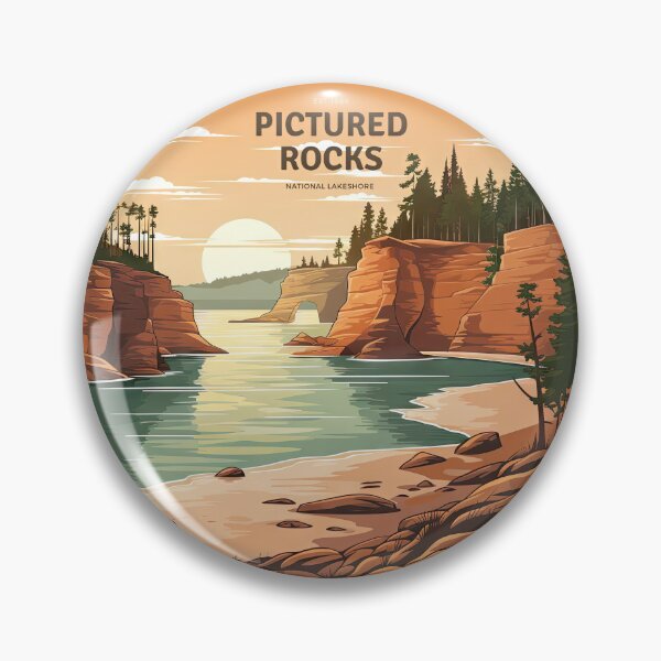 Item preview, Pictured Rocks Lake Superior Michigan designed and sold by mumblingmeerkat.