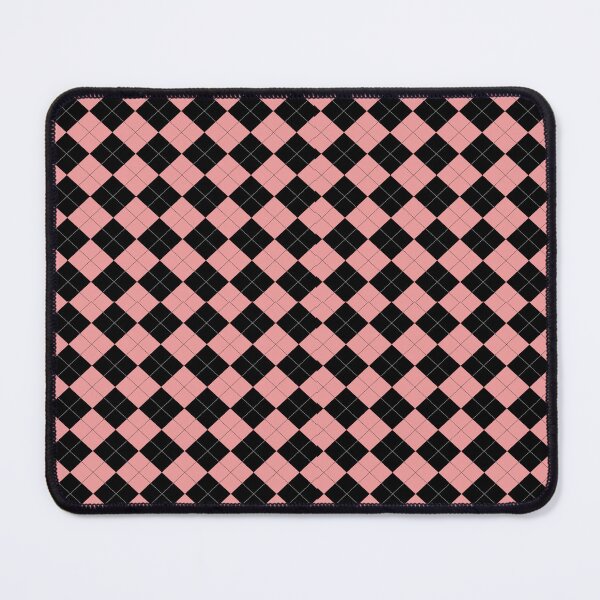 Item preview, Pink and Black Argyle Pattern designed and sold by ValeriesGallery.