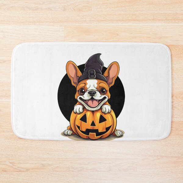 Item preview, Bulldog Halloween Pumpkin  designed and sold by ArtFromBeyond.