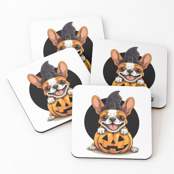 Item preview, Bulldog Halloween Pumpkin  designed and sold by ArtFromBeyond.