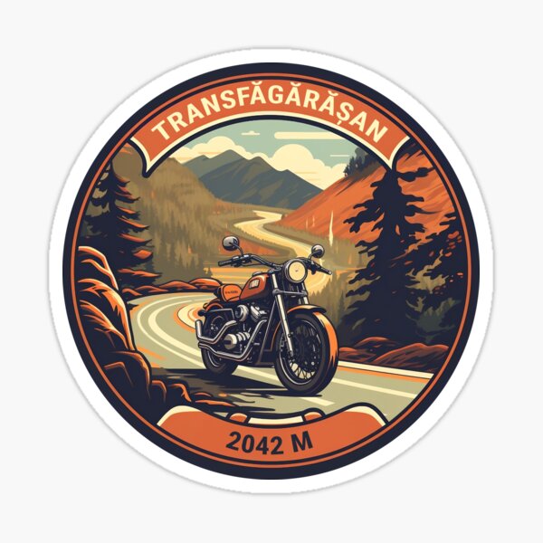 Item preview, Moto Sticker Transfagarasan designed and sold by ronengel.