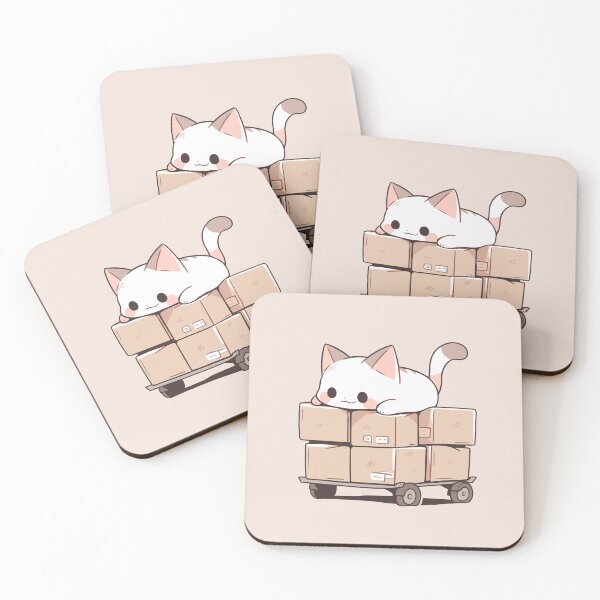 Item preview, Cat On Box Cart designed and sold by SweetClicks123.