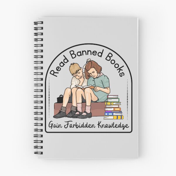Item preview, Forbidden Knowledge With Banned Books designed and sold by Unhinged Heather.