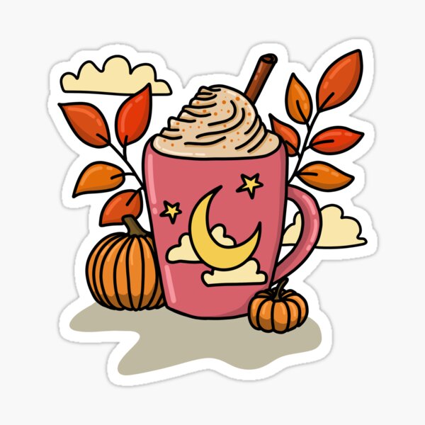 Pumpkin spice latte Sticker