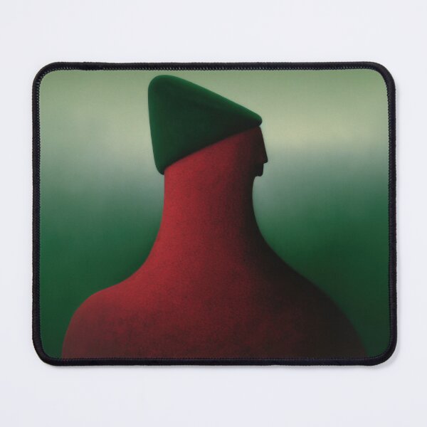 Item preview, Canvas of red "Surreal Man" 005 designed and sold by CreArtorium.