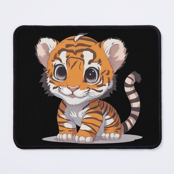 Aperçu de l'œuvre bébé tigre créée et vendue par ArkieVisuals.