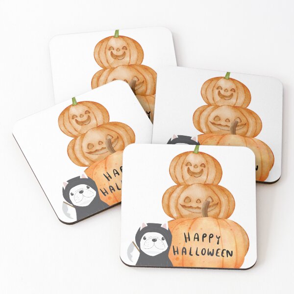Item preview, Halloween dog and pumpkin designed and sold by rjkoehler.