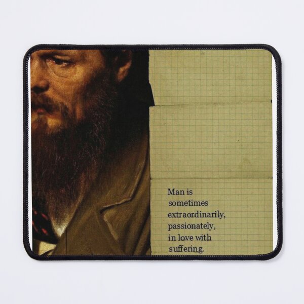 Item preview, Dostoevsky: Man is sometimes extraordinarily passionately, in love with suffering designed and sold by redartworks.