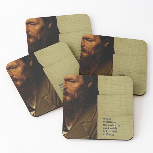 Item preview, Dostoevsky: Man is sometimes extraordinarily passionately, in love with suffering designed and sold by redartworks.