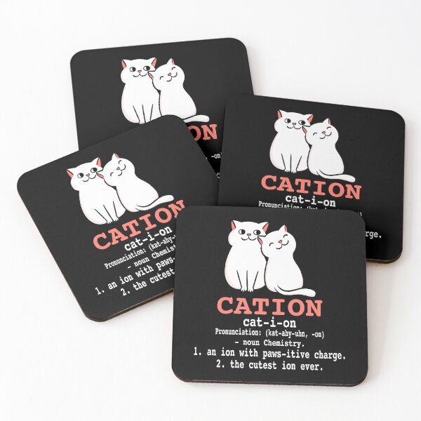 Item preview, Cation Cute Science Cat Pawsitive Element Chemistry Teacher designed and sold by jingdomdesgine.