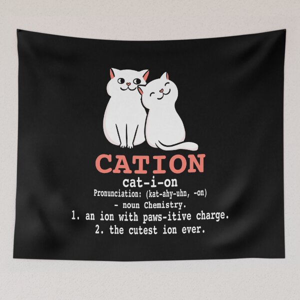 Item preview, Cation Cute Science Cat Pawsitive Element Chemistry Teacher designed and sold by jingdomdesgine.