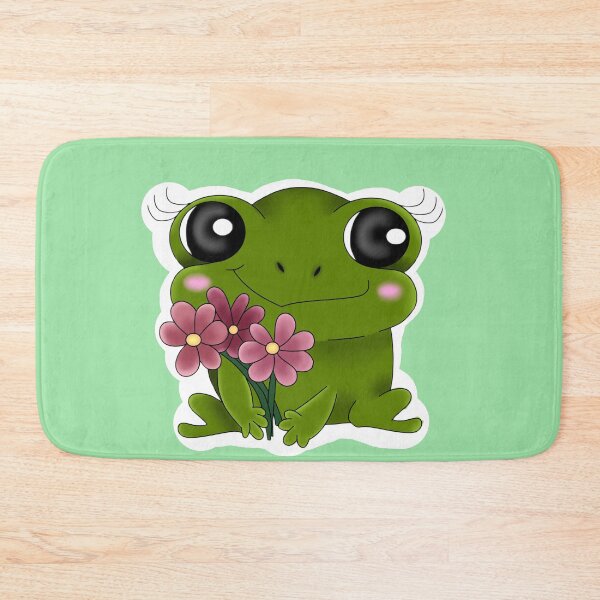 Item preview, Baby frog with flowers designed and sold by MajkiArt.