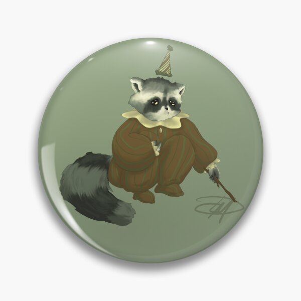 Item preview, Sad Clown Raccoon designed and sold by Giro-0c0.
