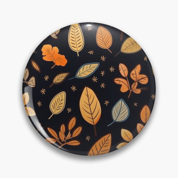 Item preview, Pretty Leaf Design in Orange, Yellow, and Black designed and sold by LWLDesigns.