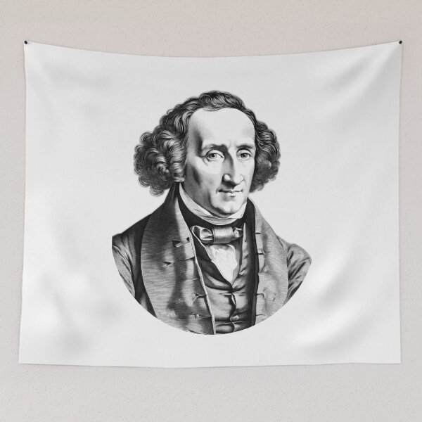 Item preview, German composer Felix Mendelssohn  designed and sold by NTGUILTY.