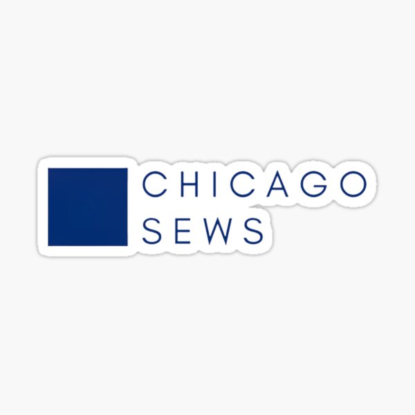 Chicago Sews-Blue Sticker