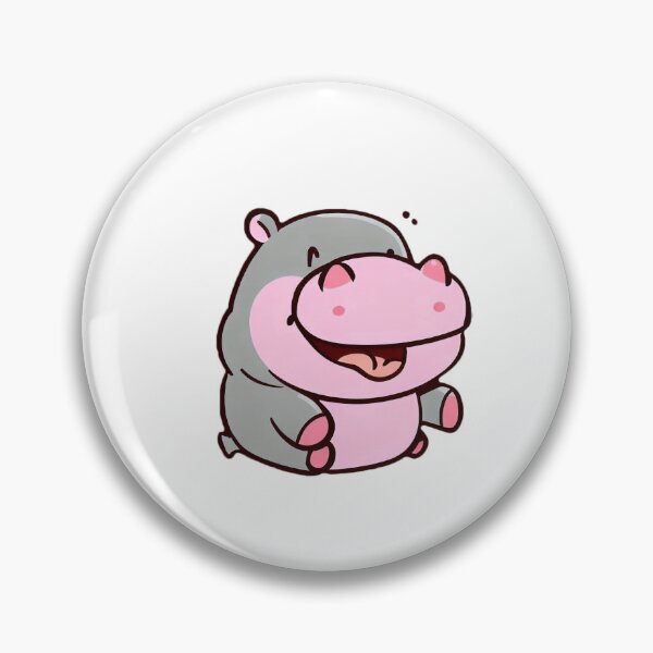 Item preview, Cute Animals - Alphabetic Animals and Personalities - Happy Hippo designed and sold by CaptTaters.