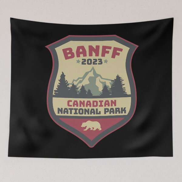 Item preview, Vintage Retro Banff Canadian National Park 2023 Souvenir 	 designed and sold by TunesSairna.
