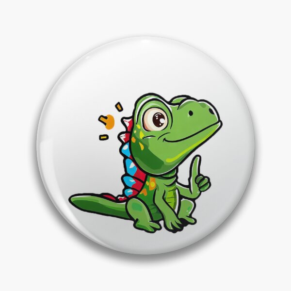 Item preview, Cute Animals - Alphabetic Animals and Personalities - Intelligent Iguana designed and sold by CaptTaters.