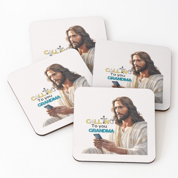 Item preview, JESUS, CALLING TO YOU GRANDMA, FAMILY, MOM, DAD,GIFT,  designed and sold by carlos crane.