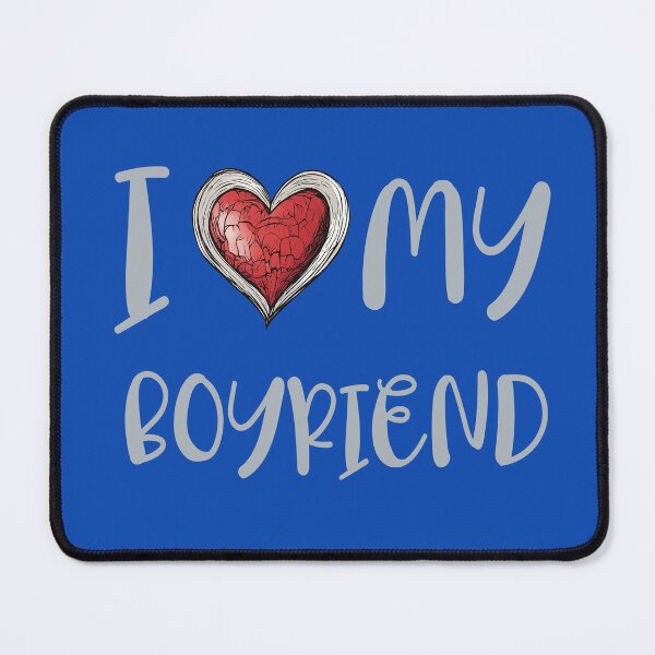 Item preview, I Love my boyfriend, Gift, Joke, Birthday, Valentines Day designed and sold by bubblylive.