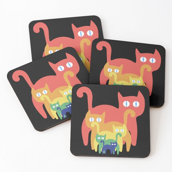 Item preview, Rainbow Cats designed and sold by Eolithic.