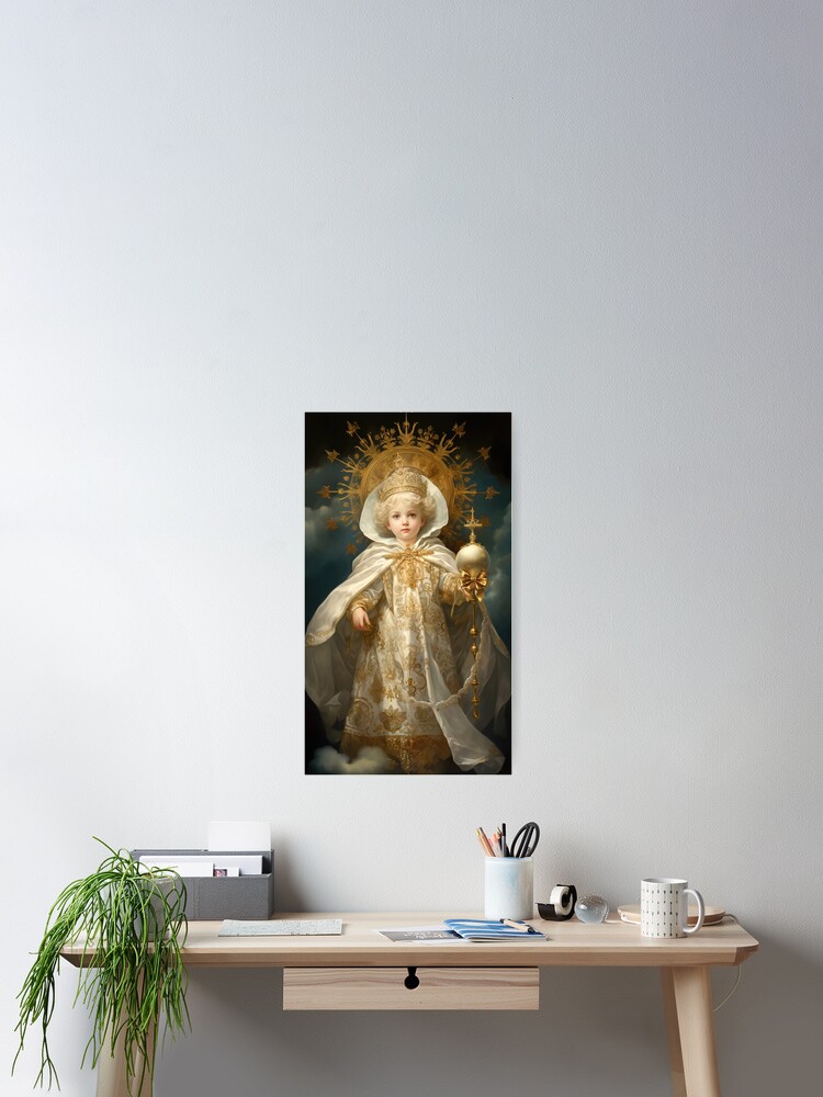 Thumbnail 2 of 3, Poster, Infant of Prague designed and sold by phatpuppyart.