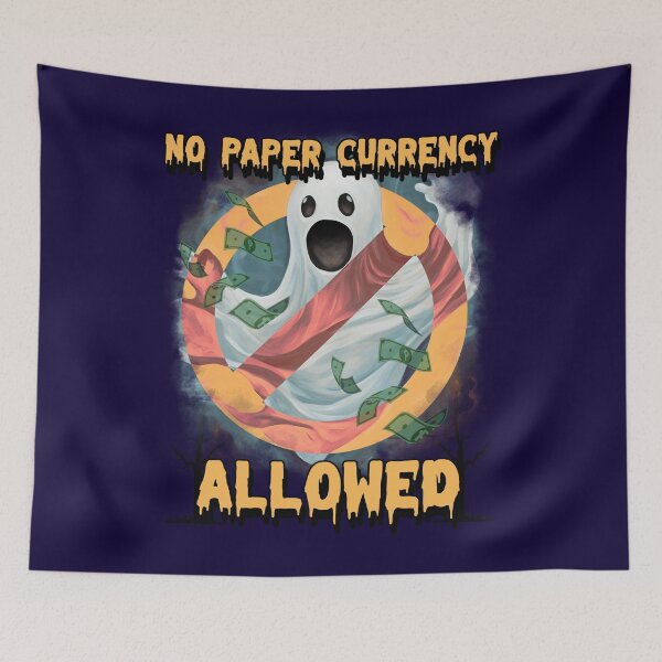 Item preview, No Paper Currency Allowed Ghost designed and sold by HaileyLow.