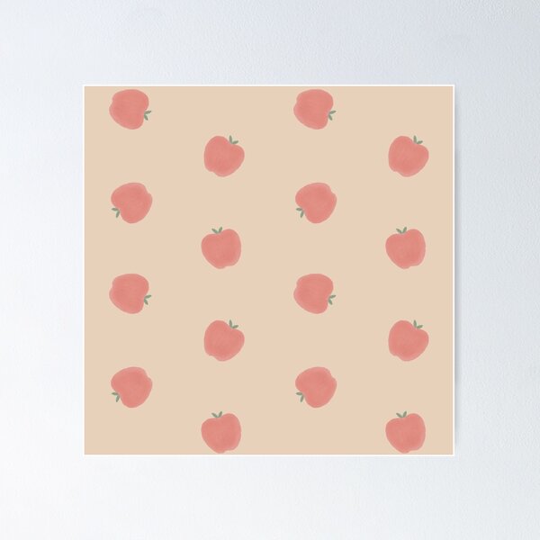 Item preview, Red Apples Pattern designed and sold by MonsenPrints.